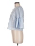 Zara Basic Blue 3/4 Sleeve Blouse Size M - photo 5