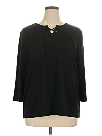 Weekends by Chico's 3/4 Sleeve Top (view 1)