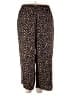 ELOQUII 100% Polyester Animal Print Brown Casual Pants Size 20 Plus - photo 1