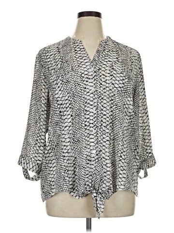 Investments 3/4 Sleeve Blouse (view 1)