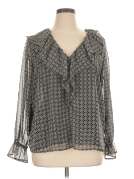 Ann Taylor Loft Long Sleeve Polo