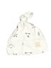 Assorted Brands 100% Cotton Ivory White Beanie Size 0-3 mo - photo 1