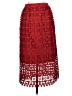 Lilis Closet 100% Polyester Red Formal Skirt Size S - photo 2