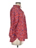 Jade 100% Polyester Polka Dots Orange 3/4 Sleeve Blouse Size S - photo 4
