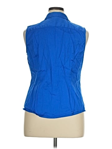 Dana Buchman Sleeveless Button-Down Shirt (view 2)