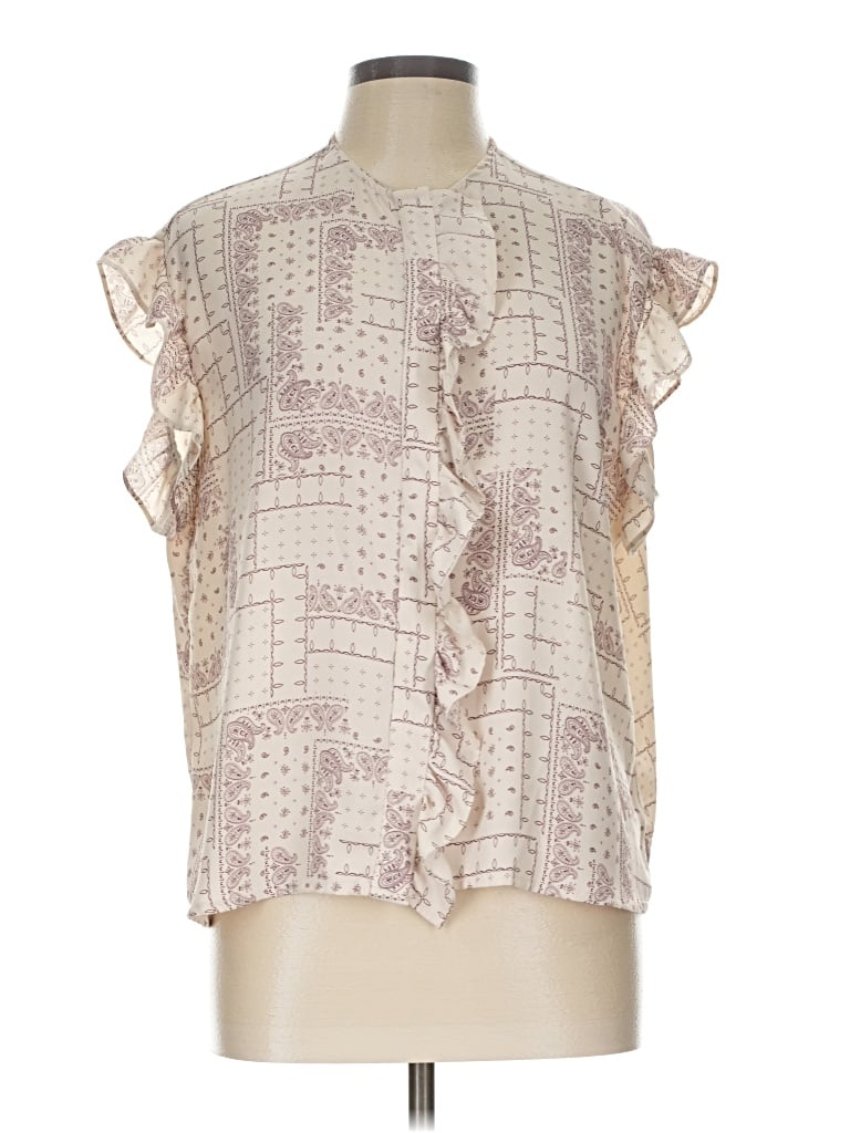 Pre-owned Koché Sleeveless Blouse In Ivory