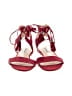 Steve Madden 100% Leather Red Sandals Size 10 - photo 2