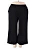 Impressions Argyle Black Casual Pants Size 3X - photo 1