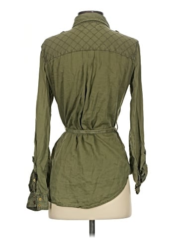 Maeve Long Sleeve Button-Down Shirt (view 2)