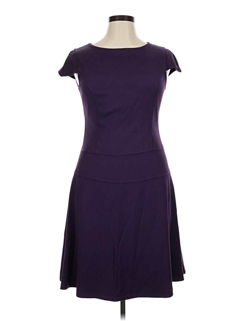 Pre-owned Lark & Ro Casual Dress In Purple