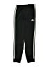 Adidas 100% Polyester Black Track Pants Size 10 - 12 - photo 1