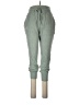 Elan Solid Green Casual Pants Size L - photo 1