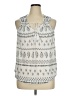 Lucky Brand Silver Sleeveless Blouse Size XL - photo 1