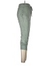 Elan Solid Green Casual Pants Size L - photo 4