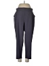 Apana Solid Gray Active Pants Size L - photo 2