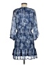 Aqua Print Blue Cocktail Dress Size M - photo 2