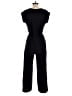 Monteau 100% Polyester Solid Black Jumpsuit Size S - photo 2