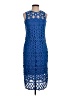 Taylor 100% Polyester Blue Cocktail Dress Size 4 - photo 1