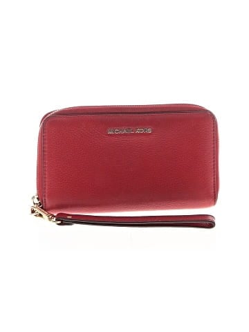 MICHAEL Michael Kors Leather Wristlet (view 1)