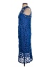 Taylor 100% Polyester Blue Cocktail Dress Size 4 - photo 5