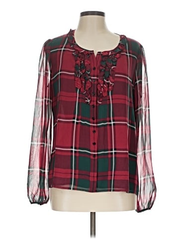 Pendleton 3/4 Sleeve Silk Top (view 1)