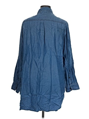 Ava & Viv 3/4 Sleeve Button-Down Shirt (view 2)