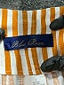 Blue Rain Stripes Yellow Shorts Size S - photo 3