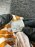 Blue Rain Stripes Yellow Shorts Size S - photo 4