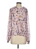 CAbi 100% Polyester Purple Long Sleeve Blouse Size S - photo 1