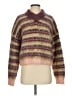 Topshop Tweed Purple Pullover Sweater Size 4 - photo 1