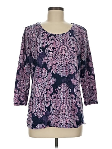 Zenergy by Chico's 3/4 Sleeve T-Shirt (view 1)