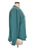 Nine West 100% Polyester Teal Long Sleeve Polo Size XL - photo 4