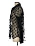 Hot Topic 100% Nylon Polka Dots Black Long Sleeve Blouse Size Med (00) - photo 5
