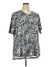 Unbranded Animal Print Silver Short Sleeve T-Shirt Size 5XL - photo 1