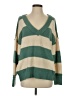 Lulus Stripes Green Pullover Sweater Size XS - photo 1