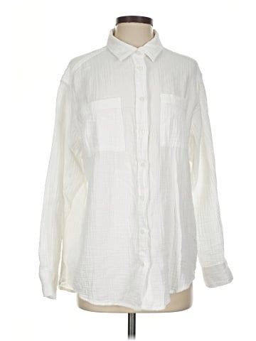 Gap Long Sleeve Button-Down Shirt (view 1)