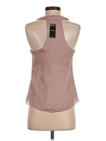 Bebe Sleeveless Silk Top (view 2)