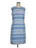 Talbots Tweed Blue Casual Dress Size 16 - photo 1