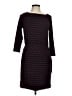L.L.Bean Stripes Black Casual Dress Size 8 - photo 1
