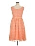 ModCloth 100% Polyester Hearts Orange Casual Dress Size XL - photo 2