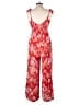 Lulus Floral Red Jumpsuit Size XL - photo 2
