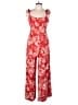 Lulus Floral Red Jumpsuit Size XL - photo 1
