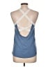 Nike 100% Polyester Blue Active Tank Size L - photo 2