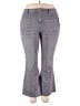 IMAN Polka Dots Gray Jeans Size 18 - photo 1