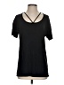 Go Couture Black Short Sleeve Top Size S - photo 1