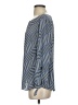 Talbots 100% Polyester Checkered-gingham Blue Long Sleeve Blouse Size S - photo 5