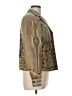 Coldwater Creek 100% Cotton Print Green Jacket Size 12 - photo 4