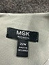 MSK 100% Polyester Polka Dots Gray Casual Dress Size 22 - photo 7