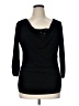 AB Studio Black 3/4 Sleeve Top Size XL - photo 1