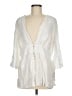 Soft Surroundings 100% Rayon Ivory 3/4 Sleeve Blouse Size M - photo 1